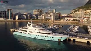 Superyacht owned by Russian billionaire reportedly seized in Gibraltar  SWNS
