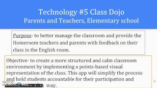 AEP 800 New Technology #5 Class Dojo
