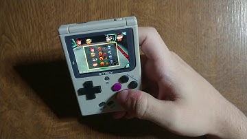 BittBoy running PS1 (PSX) Crash Bash - Test