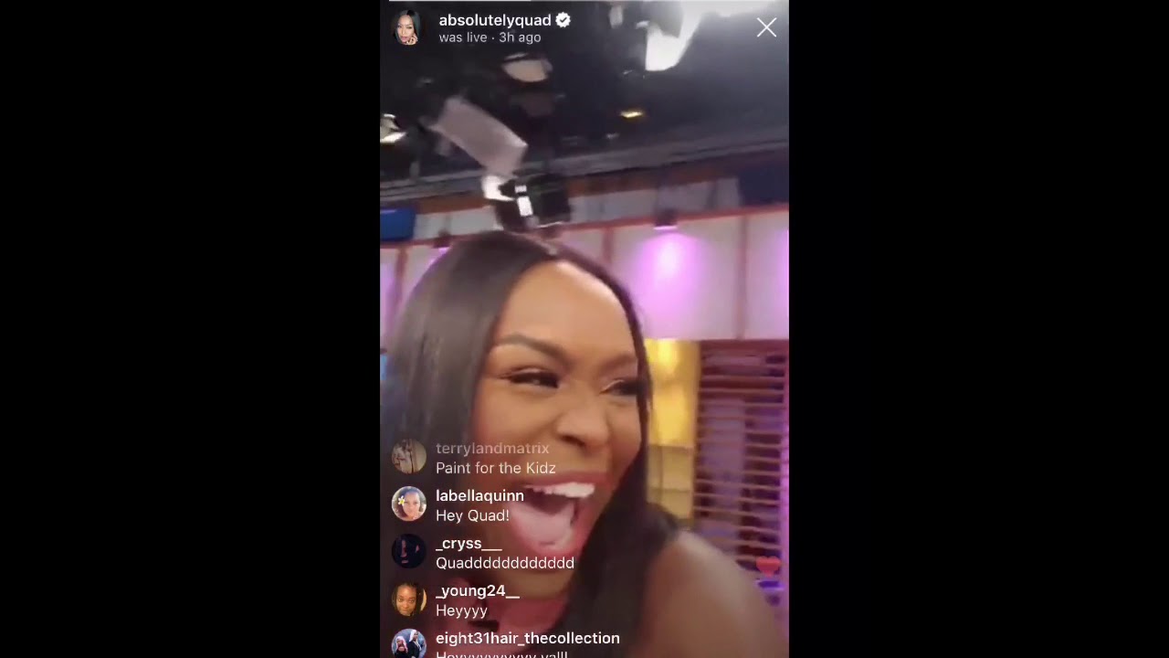 MRS QUAD LIVE ON THE SET OF SISTER CIRCLE - YouTube