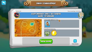 Bloonstd6 Daily Challenge: Dart Monkey Only By Chibxd