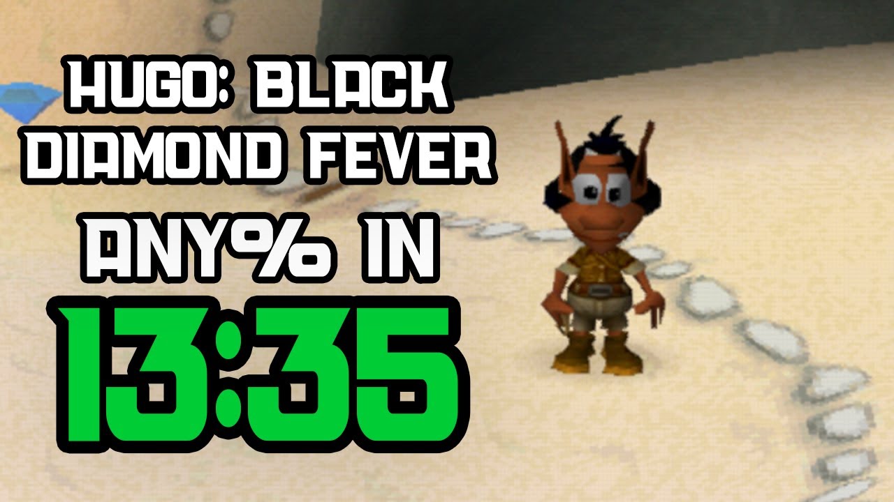Hugo: Black Diamond Fever (PS1) - Speedrun | Any% in 