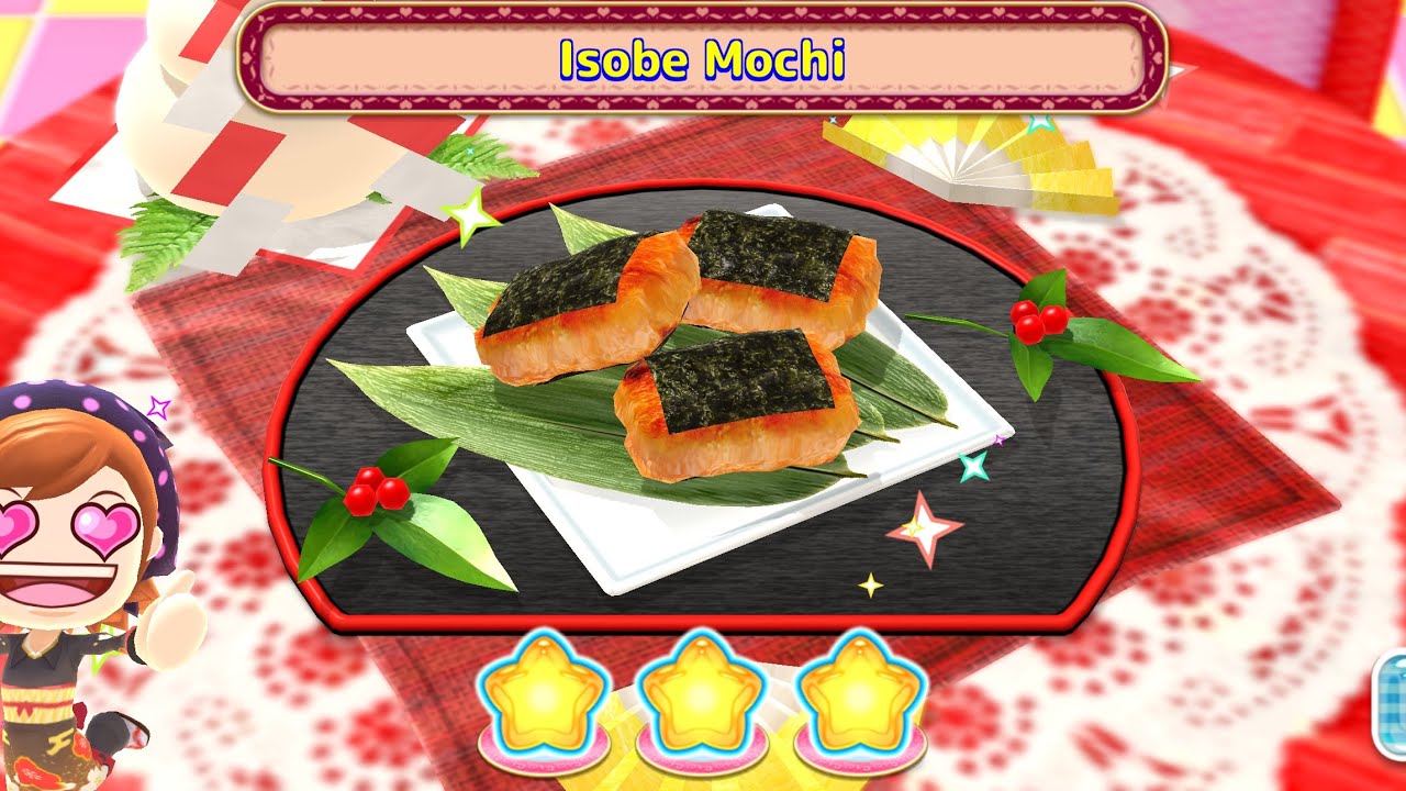 Cooking mama cuisine recipe #118 NO COMMENTARY// Isobe mochi 