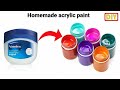 How to make acrylic paint at homehomemade acrylic paint colourhomemade paint home made colour