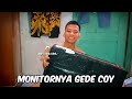 Unboxing monitor Samsung 24in S24C330GA IPS 100HZ buat setup PC part 1