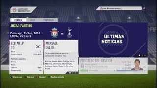 FIFA 18 Modo Carrera Jugador)