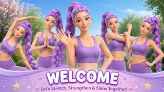 🌿 KPOP Healthy Spine & Posture Yoga for Kids | Fun Back Stretch Routine