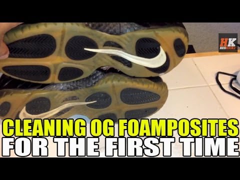 cleaning foamposites
