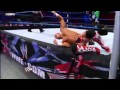 Springboard back elbow to opponent on the apron   trent barreta
