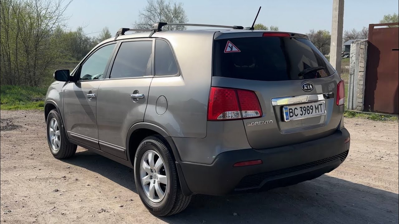 Покрашенные тормозные диски и суппорта спустя пол года. Киа Соренто 2 ...