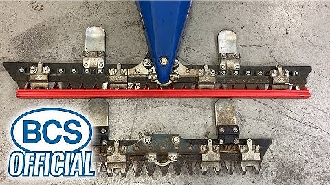 Changing the Width of a BCS Sickle Bar Attachment