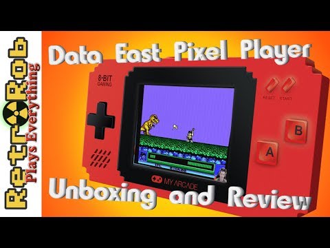 Data East My Arcade Pixel Player Unboxing and Review. Bad Dudes, Burger Time and Waaay More