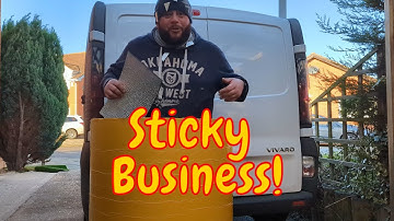 Episode 1: Sticky Business! | NO EXPERIENCE Vivaro Camper Conversion | Insulation & Sound Deadening