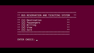 BUS RESERVATION AND TICKETING SYSTEM IN JAVA WITH SOURCE CODE