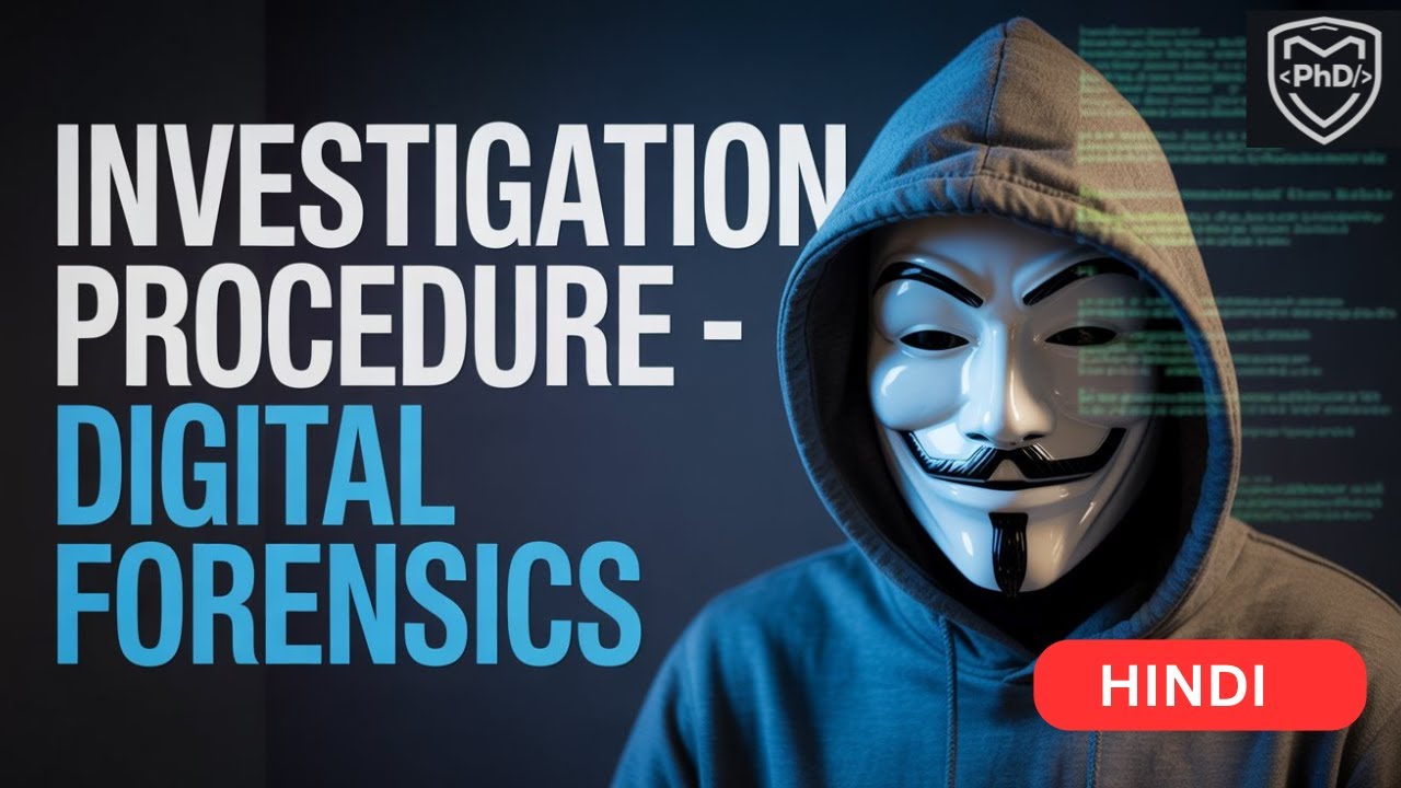 How to INVESTIGATE a CYBER-CRIME || Investigation Procedure in Digital Forensics || PhD Security