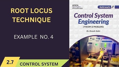 Lec -2.7 Example 4 | Root Locus Technique , #rootlocustechnique , #rtuwallah, #controlsystem
