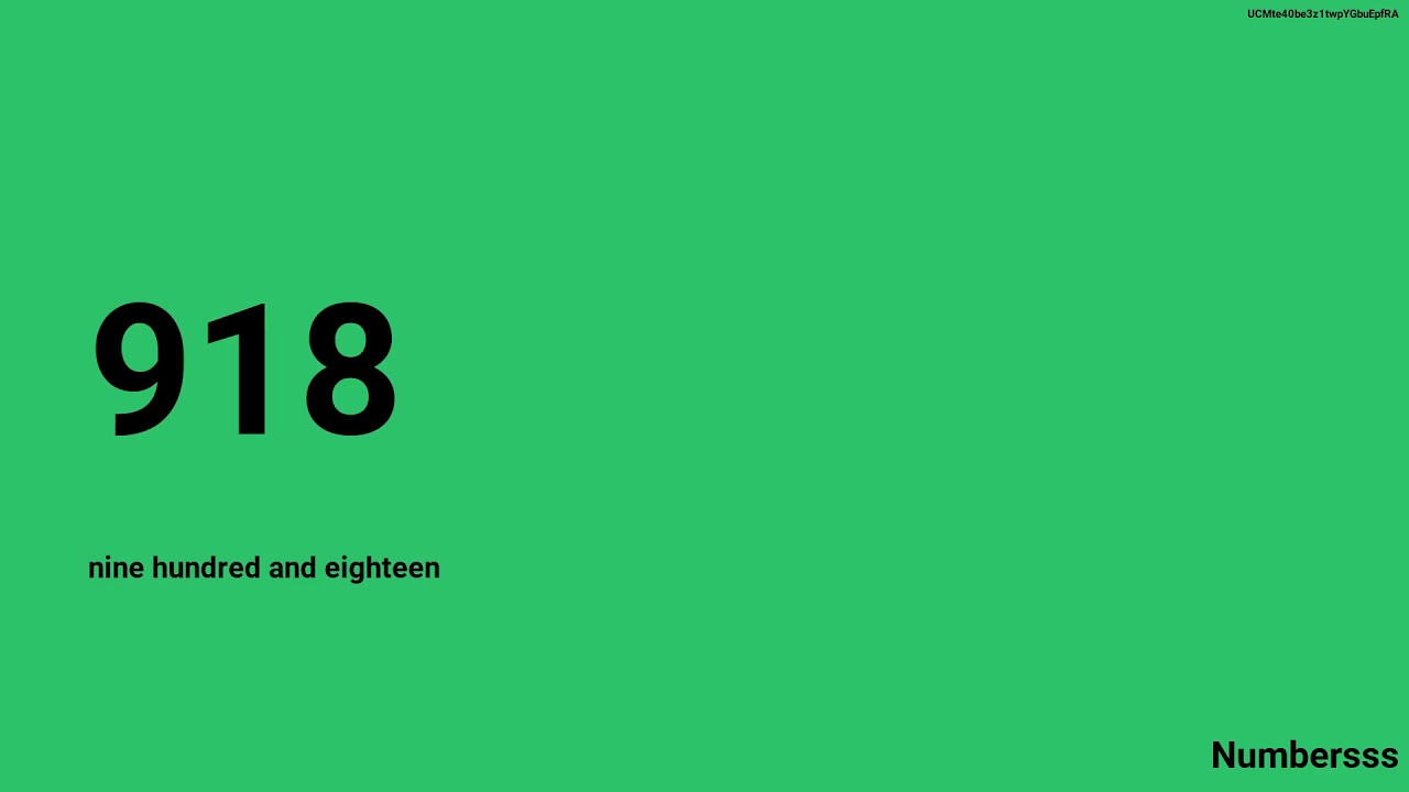 All numbers from 1 to 1438 - YouTube