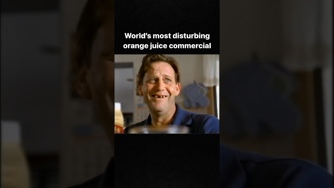 An extremely disturbing 2003 ad for Australian Fresh Plus Orange Juice 