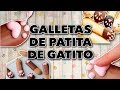 HAZ ADORABLES GALLETAS DE PATITA DE GATITO