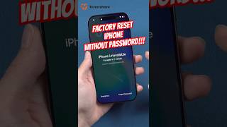 Factory Reset Your iPhone Without Password — Here’s How!🔧