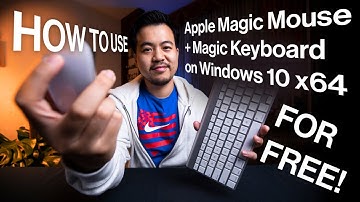 FREE! Use WIN10 & APPLE MAGIC MOUSE scrolling + MAGIC KEYBOARD with Function keys for free