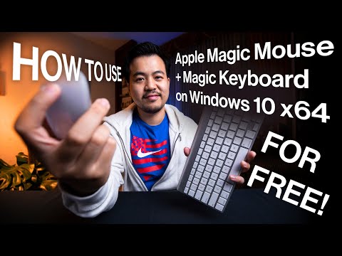 FREE! Use WIN10 & APPLE MAGIC MOUSE scrolling + MAGIC KEYBOARD with Function keys for free