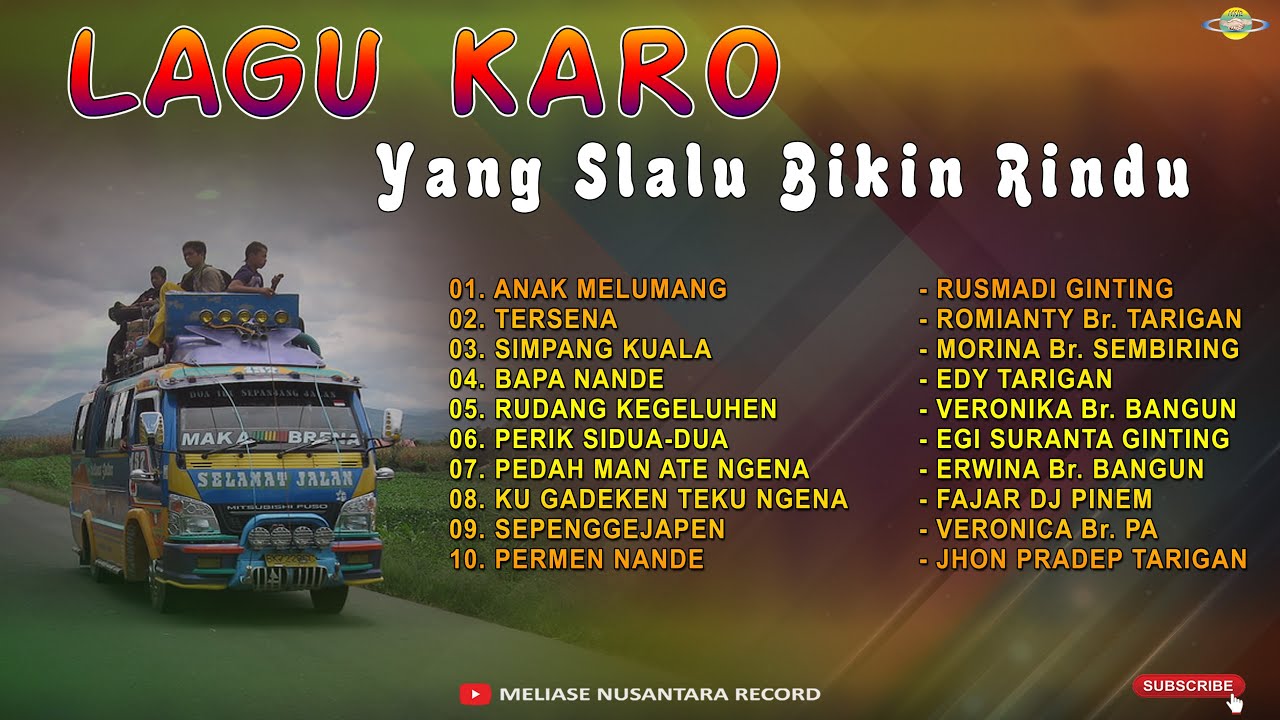 LAGU KARO BIKIN RINDU KAMPUNG HALAMAN