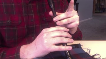 Chanter Basics 07: High G Gracenote (low hand)
