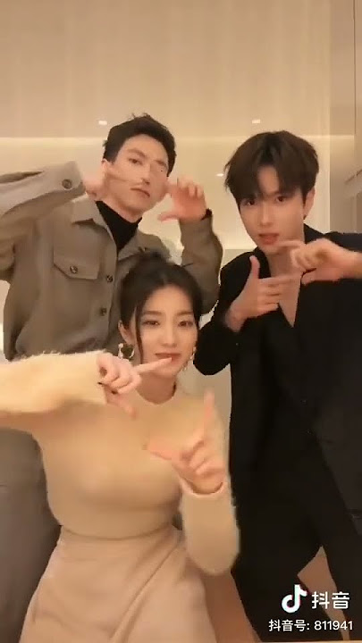 Wang peng tiktok with her friends #wanpeng #chensheng #lingshucheng #light my way #upcoming #cdrama