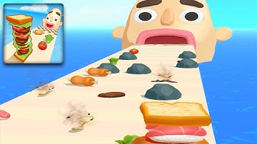 Sandwich Runner - All Levels Walkthrough Gameplay iOS, Android Mobile Game (Levels 10-12)