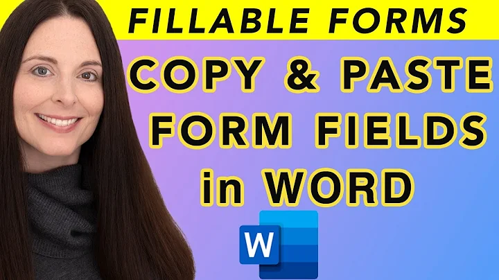 How To Copy & Paste Protected Form Fields in Word