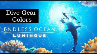 Nintendo Switch Endless Ocean 3 Luminous - Clothing colors dive suit, helmet, flippers, oxygen tank