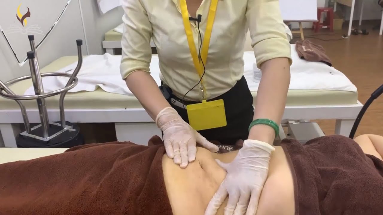 Học Chăm Sóc Da ✍️ Bài 20: Kĩ Thuật Massage Giảm Mỡ Bụng Spa