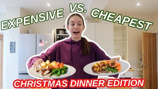 Cheapest vs  Most Expensive Christmas Dinner *who will win?!*