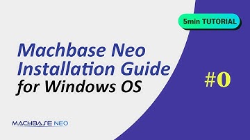 [가이드 #0] World best Machbase Neo_Windows OS를 위한  네오 설치 가이드