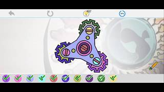 Relaxing Fidget Spinner Coloring Video - Learn How To Draw & Decorate Glitter Spinners screenshot 2