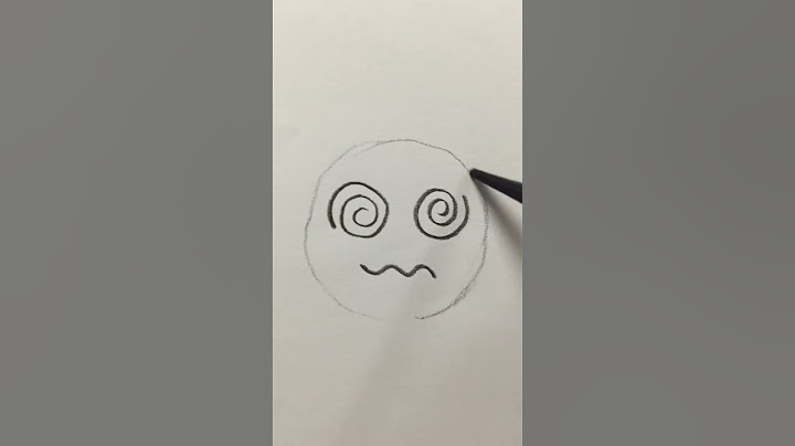 Pencil Drawing Dizzy Optical ILLUSION Emoji Art