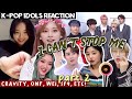 [K-POP IDOLS] Dancing & Singing TWICE I Can't Stop Me | G-IDLE, LOONA, ITZY, TXT, AB61X, etc react!