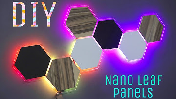 How i Made Nano Leaf Panel Lights at Home under $30