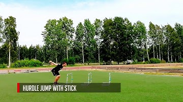Hurdle Jump with Stick