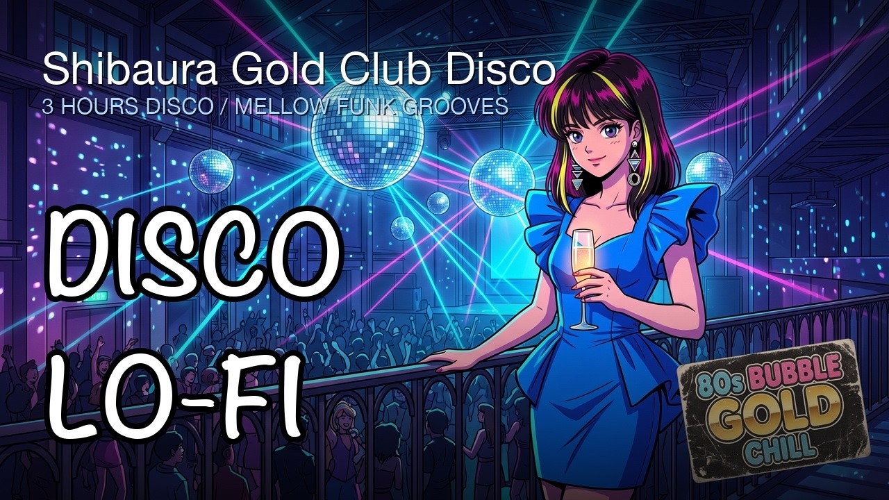 🪩【作業用BGM】芝浦GOLD・巨大吹き抜けのミラーボールと熱狂の金曜