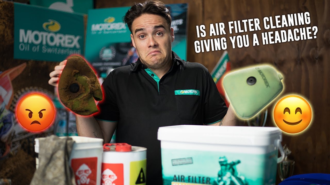 MOTOREX Air Filter Cleaning Kits YouTube
