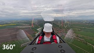 Segelflug über Bollstedt mit der Insta360 X4 in 360 Grad 8K