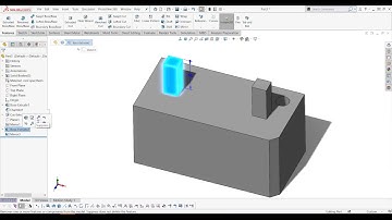 #10  Cách vẽ "Lệnh Revolved Cut, Fillet, Rib, Pattern, Shell, Mirror, Hole Wizard" in SOLIDWORKS