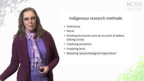 Creative Research Methods Transformative and Indigenous research part 3 of 3