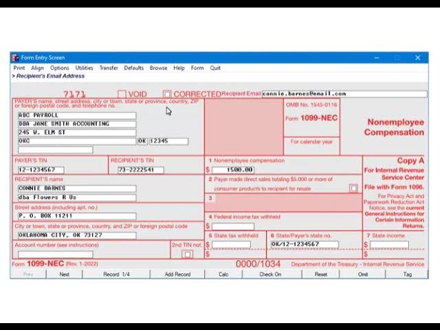 Printing - 1099-NEC Software Generated Forms - YouTube printing-1099-nec-software-generated-forms-youtube
