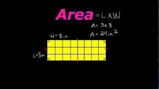 How To Find The Area Of A Rectangle The Easy Way Youtube