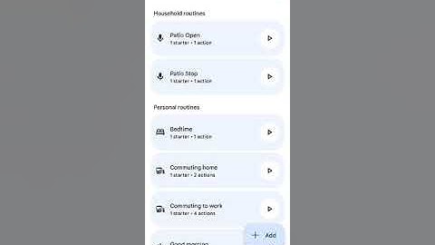 Create Google Automation/ Routine. Blinds WiFi AOK
