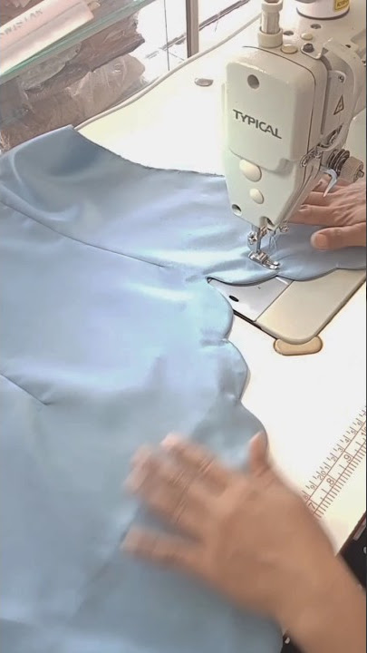 CARA MEMBUAT BELAHAN BIKU PADA BAJU #penjahit #viral  #shorts