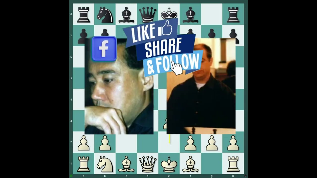 Славянская защита — потрясающая игра с D12 || Марк Хебден против Кейта С. Аркелла, Challenge m 1999